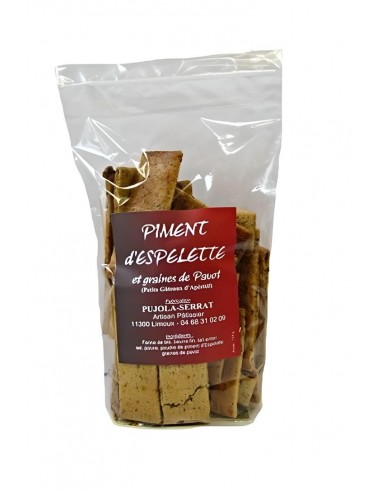 Biscuit au Piment d'espelette - Maison Pujola Serrat