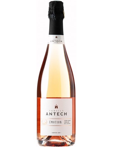 Crémant rosé Emotion Extra Brut Famille Antech