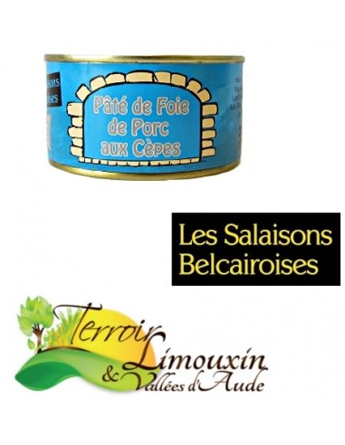 Pâté de foie cèpes 185g