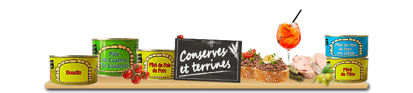 Conserves, Bocaux et Terrines